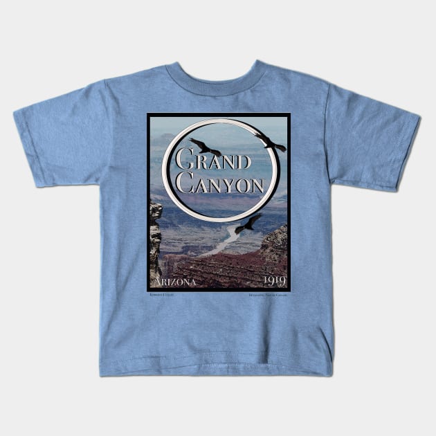 Grand Canyon Poster Kids T-Shirt by kimberlyjtphotoart